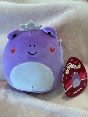 Francine Frog Valentine's Squishmallow 5"